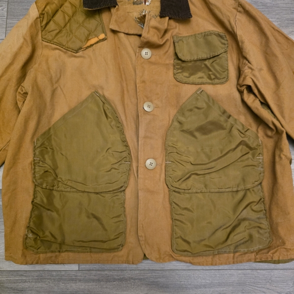 Vtg RARE 70s Sears Duck Hunting Jacket with Unique Duck Linning Classic Piece - Picture 13 of 16